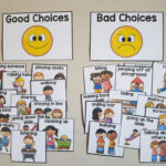 Good Bad Behaviour Sorting Cards Babies Kids Toys Walkers On