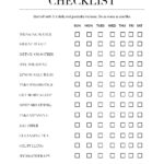 Health And Wellness Free Daily Detox Checklist Printable To Help You