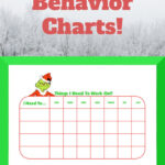 Holiday Behavior Charts Behaviour Chart Christmas Charts Chart