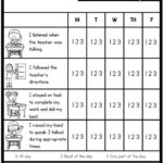 Individual Behavior Chart Freebies Sarah s Teaching Snippets