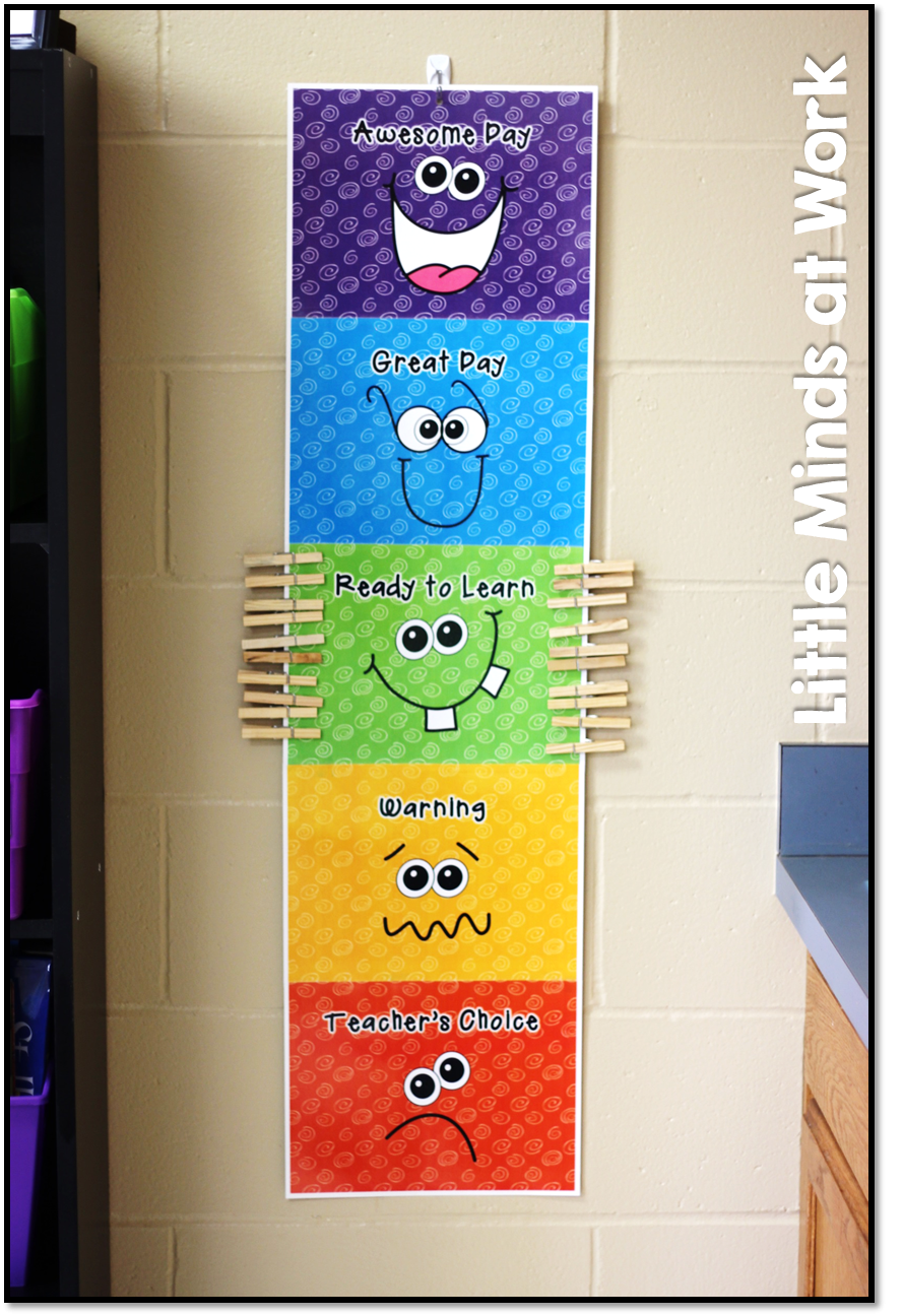 Kindergarten Color Behavior Chart