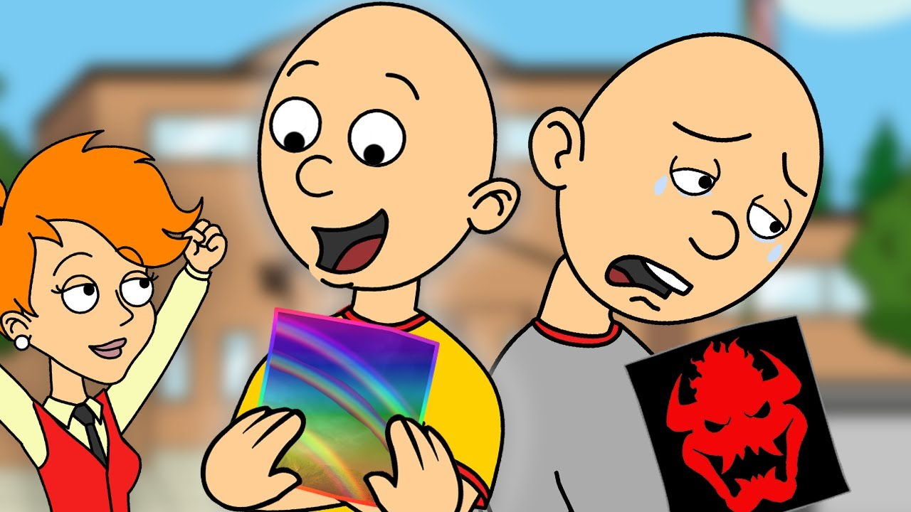 LONGEST Behavior Chart Day Caillou Gets The DOUBLE RAINBOW Card YouTube