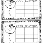 Monthly Behavior Chart Paper Printout