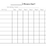 Monthly Behavior Chart Printable