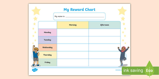 Morning And Afternoon Reward Chart teacher Made Twinkl