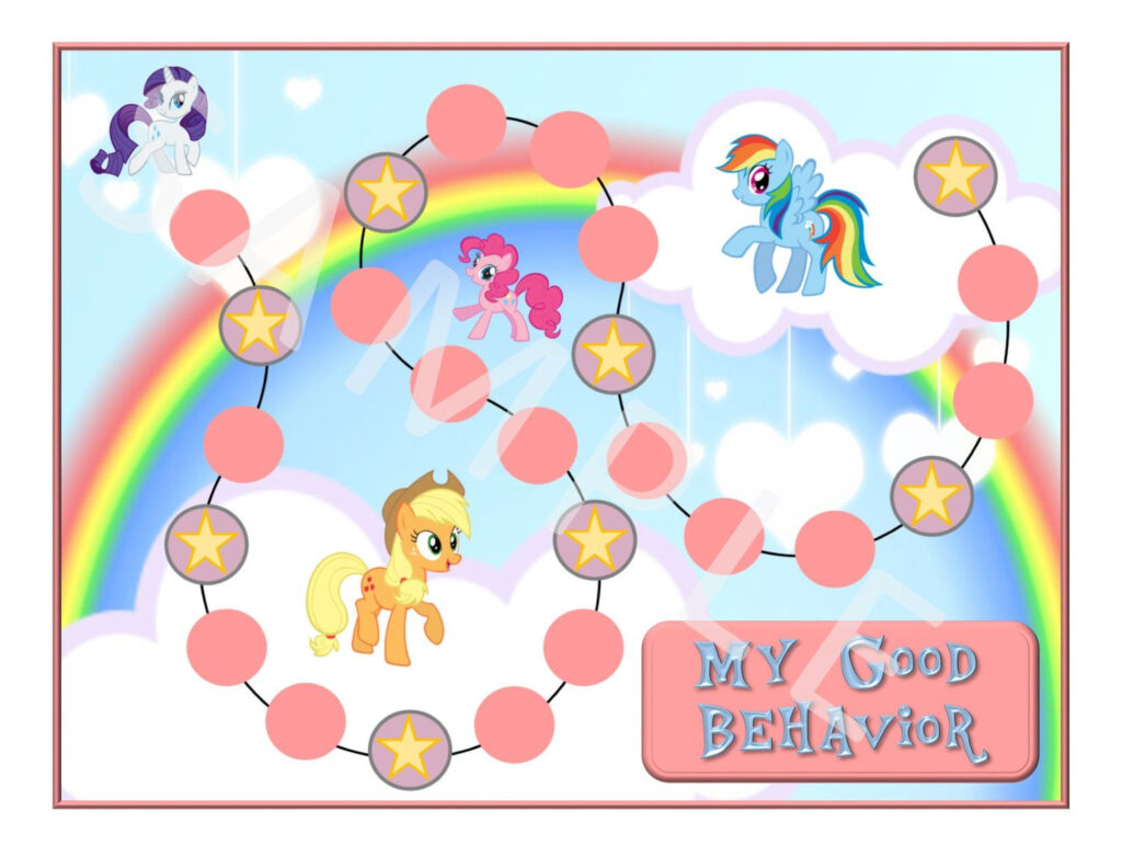 My Little Pony Behavior Chart