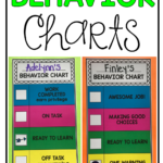 Personal Behavior Clip Charts Private Behavior Charts Editable