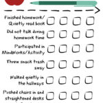 Pin By Lea Strampp On Behavior Charts And Checklists For 4th Grade