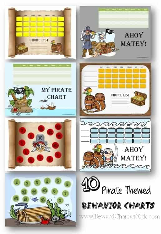 Pirate Behavior Charts BehaviorChart