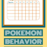 Pokemon Behavior Chart Printable