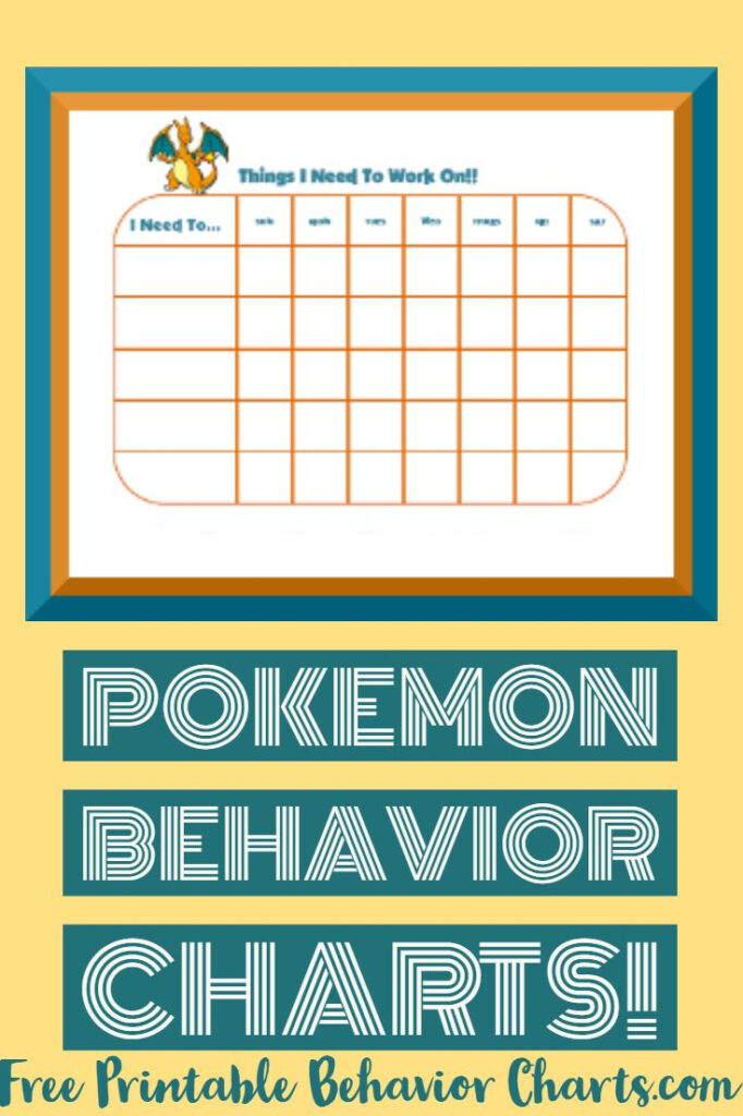 Pokemon Behavior Chart Printable Images And Photos Finder