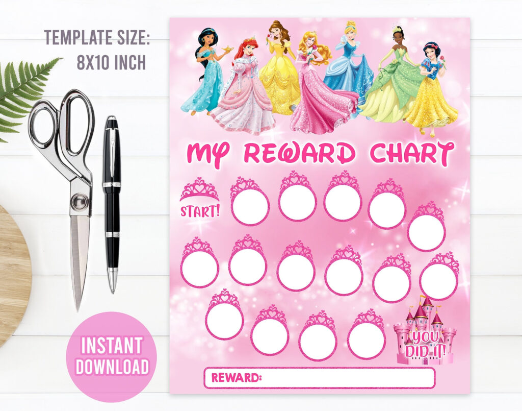 Princess Behavior Chart Printable