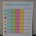 Printable Behavior Chart Prek