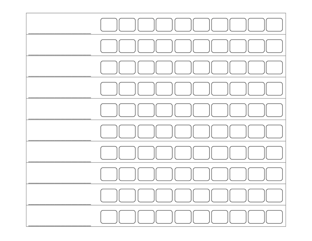 Printable Behavior Charts Activity Shelter