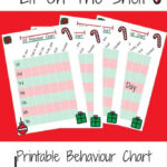 Printable Behaviour Chart From Elf On The Shelf Mummy Of Four