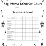 Printable Home Behavior Reward Chart K5 Worksheets Behavior Chart