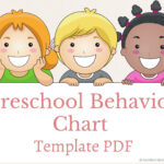 Printable Preschool Behavior Chart Template PDF Included Number