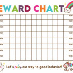 Printable Rewards Chart For Behavior