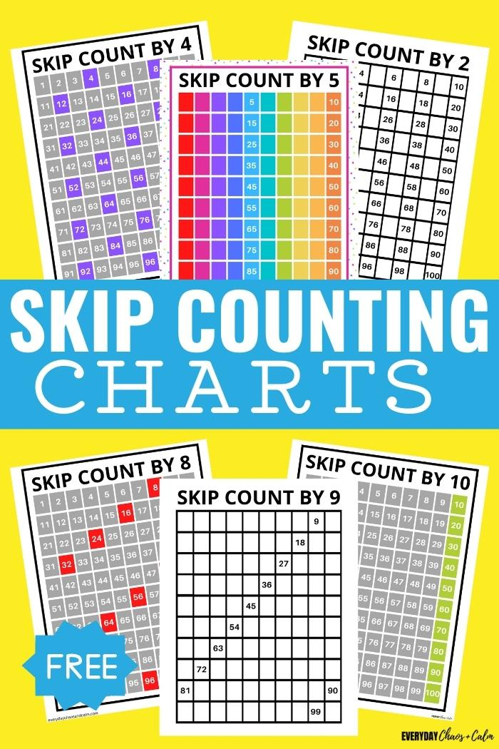 Printable Skip Counting Chart