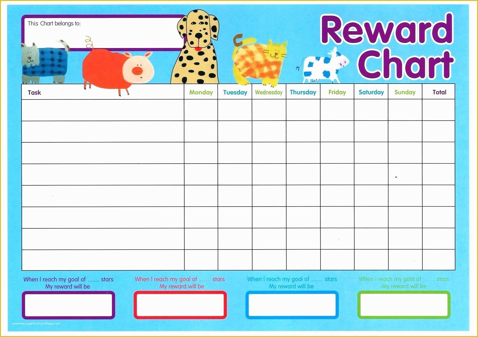 Printable Weekly Behavior Chart