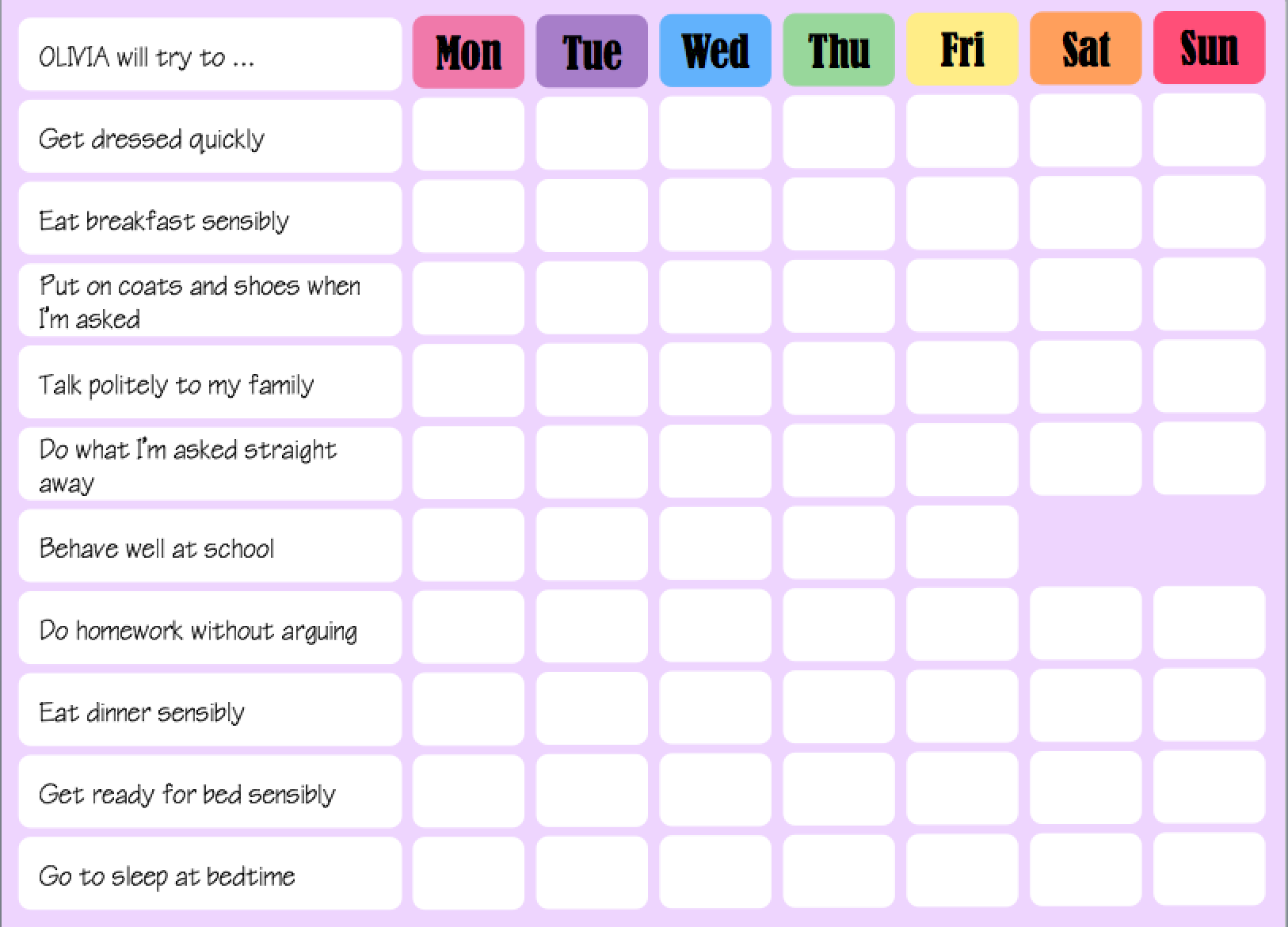 Random Crafting Adventures Our Behaviour Pocket Money System