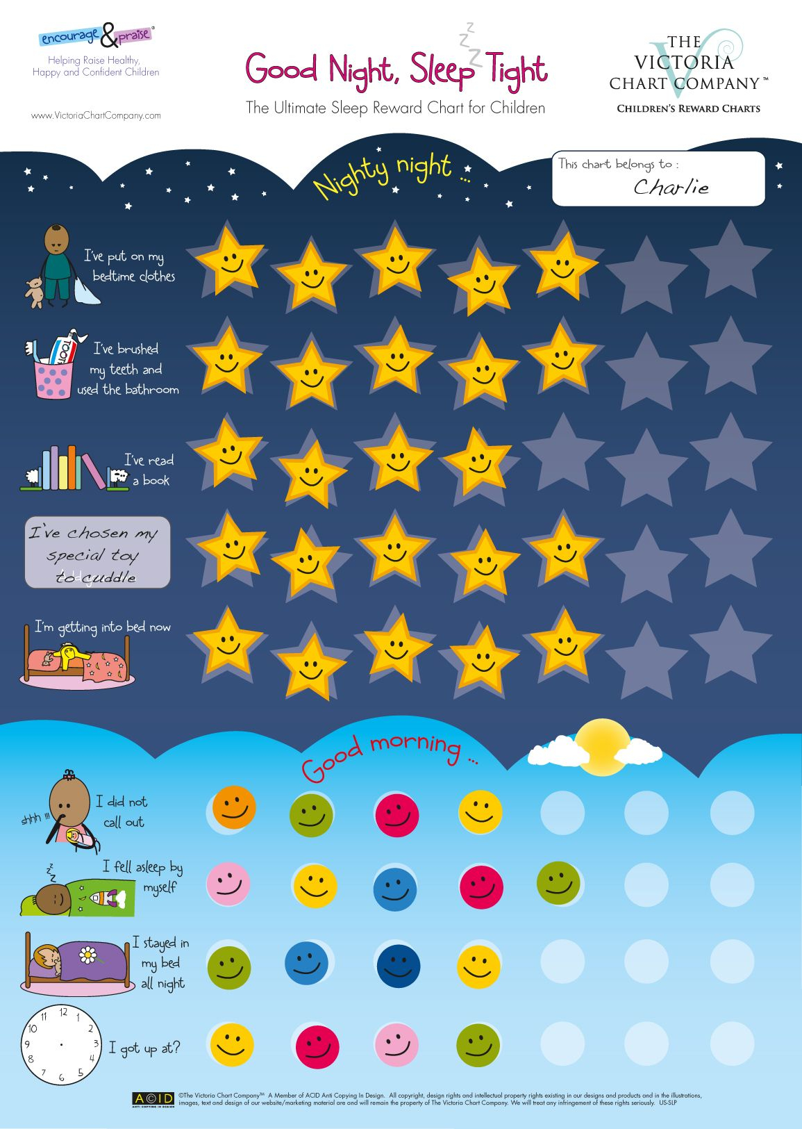 Reward Charts And Behavior Charts For Positive Development In Children 