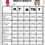 Sarah s First Grade Snippets Individual Behavior Chart Freebies