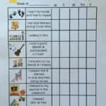 Simple Behavior Chart For Kindergarten