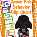 Space Pals Behavior Clip Chart Behavior Management Star Wars