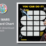 STAR WARS Reward Chart Printable Behavior Chart Star Wars Etsy