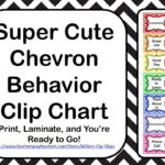 Super Cute Chevron Behavior Clip Chart Looking For A Really Cute Clip