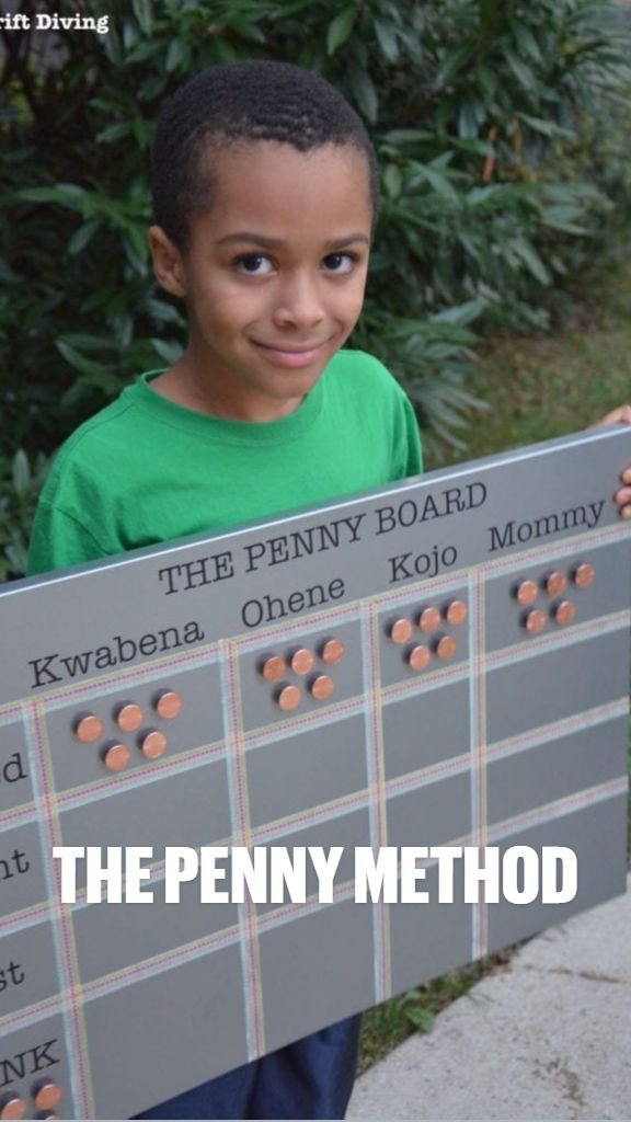 The Penny Method Kids Behavior Child Behavior Chart Kids