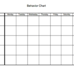 Therapist Aid Behavior Chart TherapistAidWorksheets