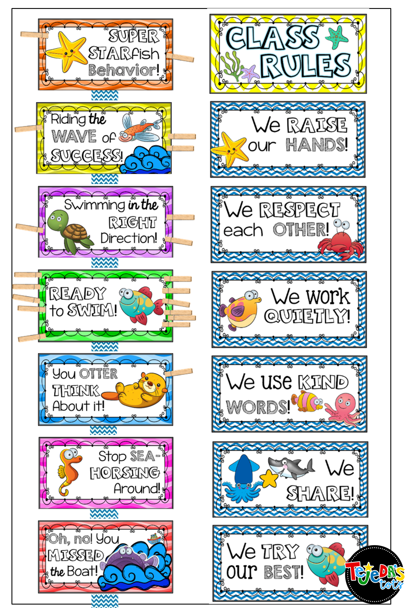 These Fun Clip Charts Are A Great Tool For Behavior Management I Like 