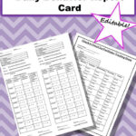 This Is An Editable CICO Daily Behavior Sheet For Tier II Students