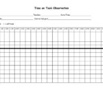 Time On Task Observation Chart