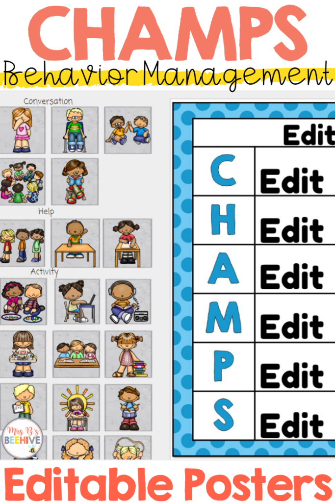 Use CHAMPS Behavior Management System To Share Expectations With Your 