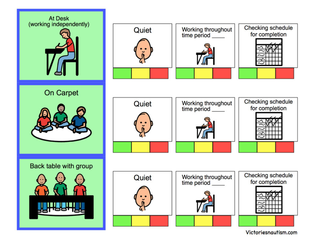 Visual Behavior Chart Printable PrintableBehaviorChart