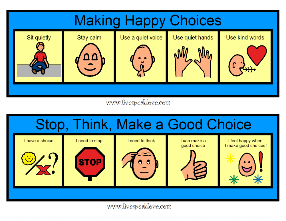 Visual Supports For Behavior Social Skills Behavior Management 