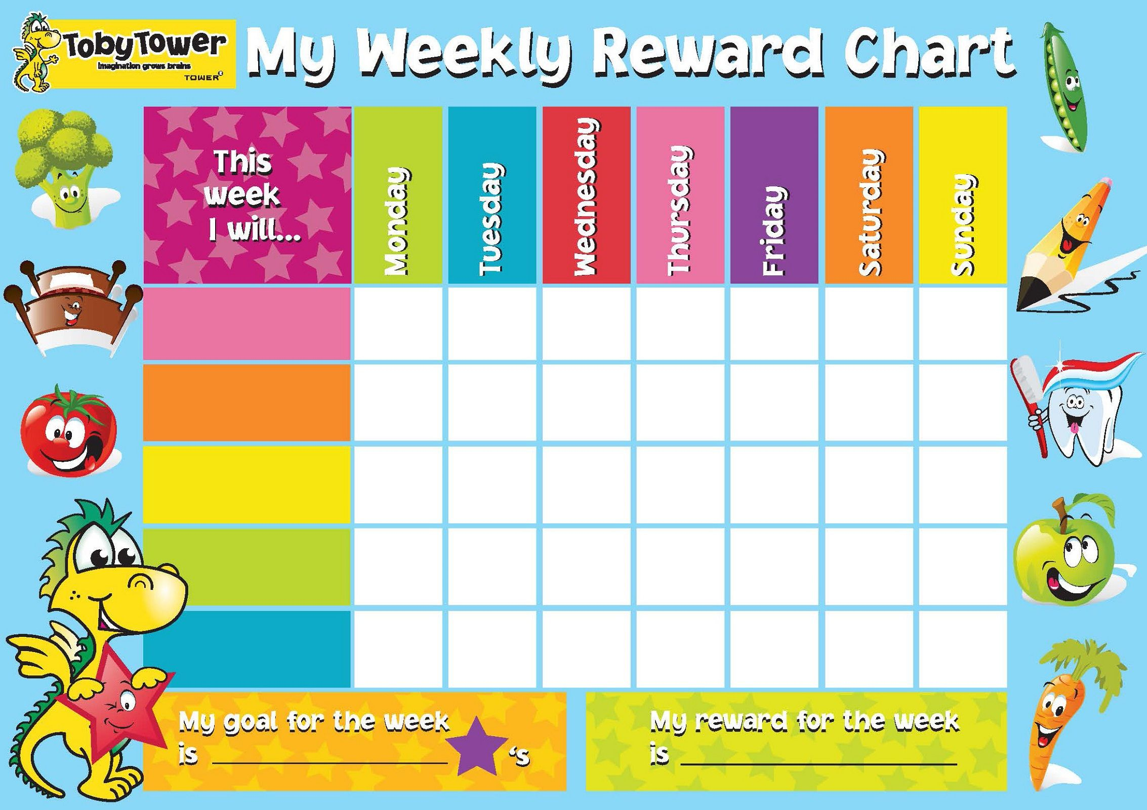 Weekly Behavior Chart Free Printable